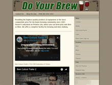 Tablet Screenshot of doyourbrew.com